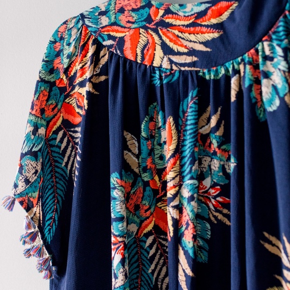 Women's - Open Front - Midi Length - Boho Kaftan Cardigan - Size Small - Picture 5 of 10